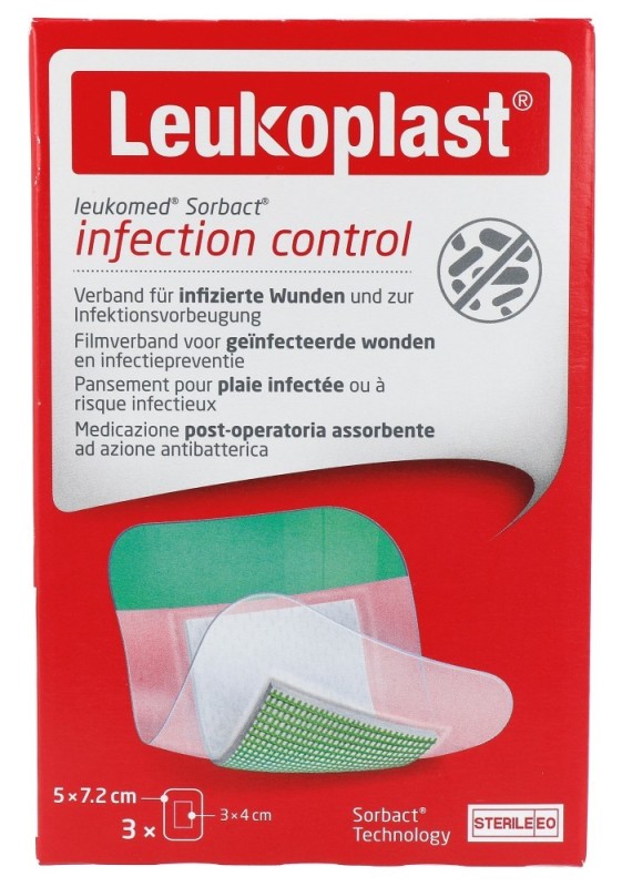 Leukomed Sorbact 3 Stuks