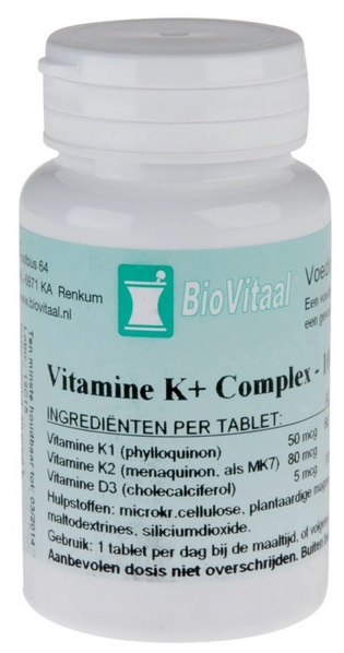 vitamine K complex 100 Tabletten