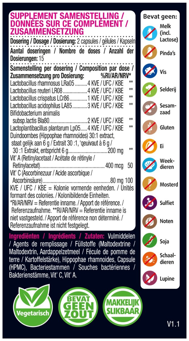 Lucovitaal Bioticomel® Intiem 30 Caps