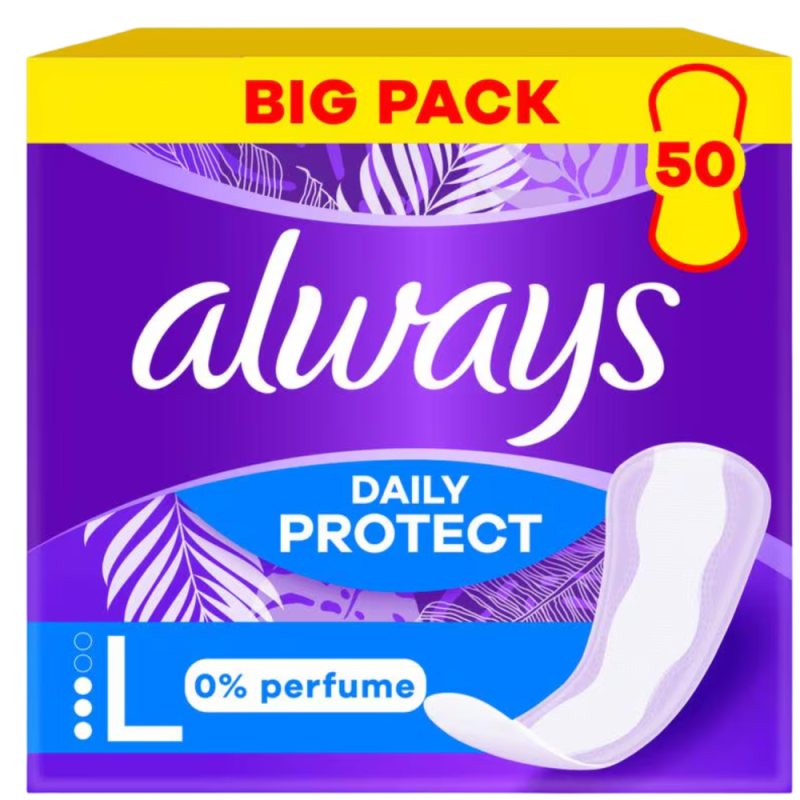 Inlegkruisjes daily protect long 50 stuks