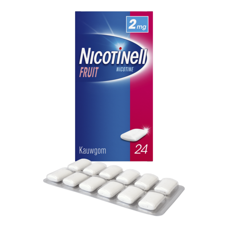 Kauwgom Fruit 2 mg 24 Stuks