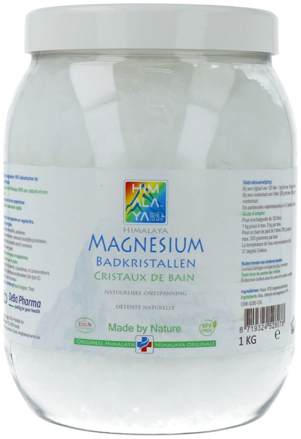 Deba Pharma Magnesium Badkristallen Himalaya 1000 gram
