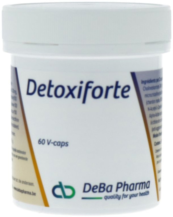 Deba Pharma Detoxiforte 60 vegan capsules