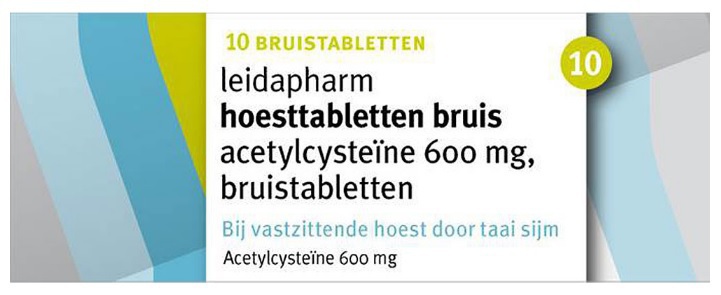 Leida Hoest Acetylcysteine 600mg 10 stuks