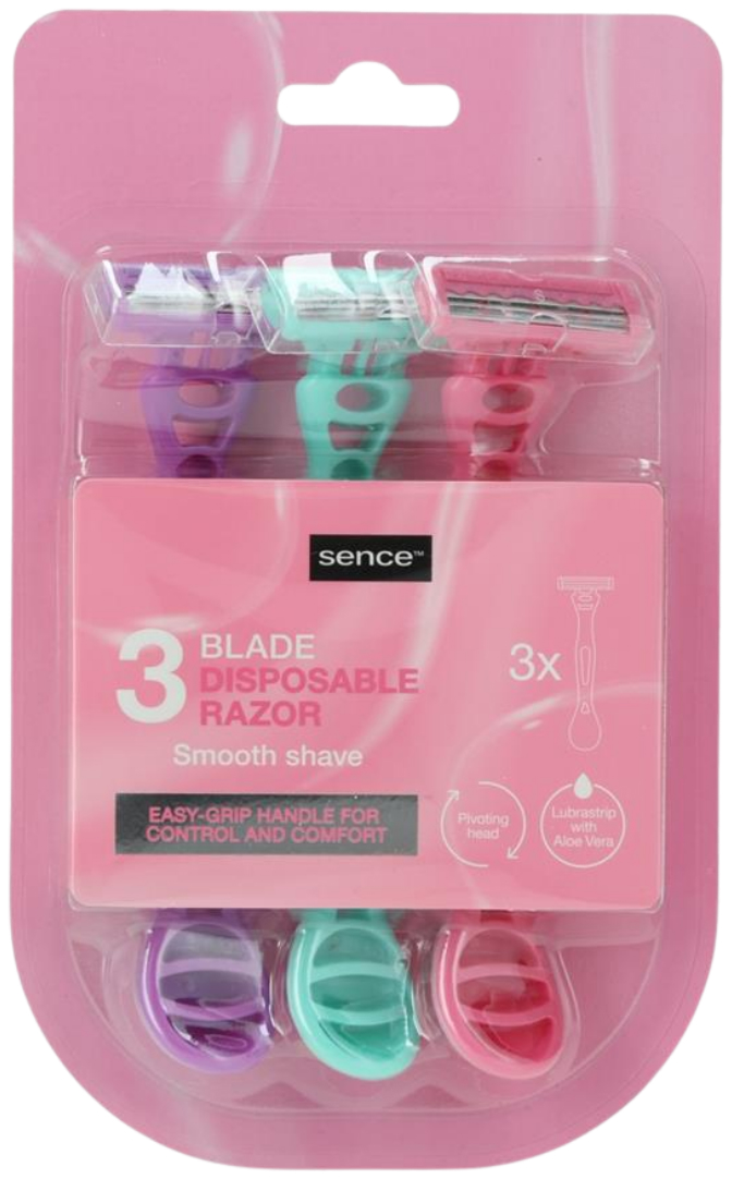 Wegwerp Scheermesjes Triple Blades Sensitive 3 stuks