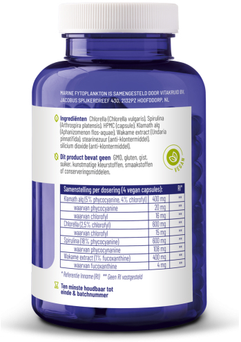 Vitakruid Marine Fytoplankton 120 vegan capsules