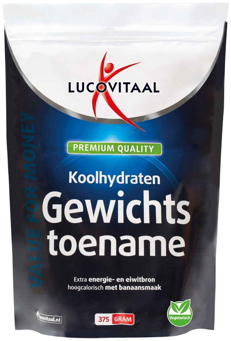 Lucovitaal Koolhydraten Gewichtstoename Poeder 375 gram