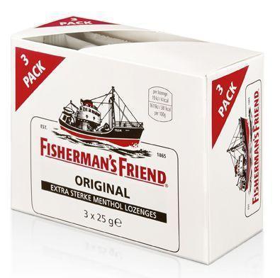 Fishermansfriend Original Extra Sterk 3 Pakjes 3x25g