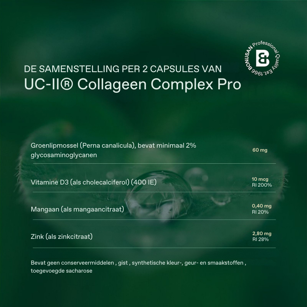 Bonusan UC-II Collageen Complex Pro 60 Capsules