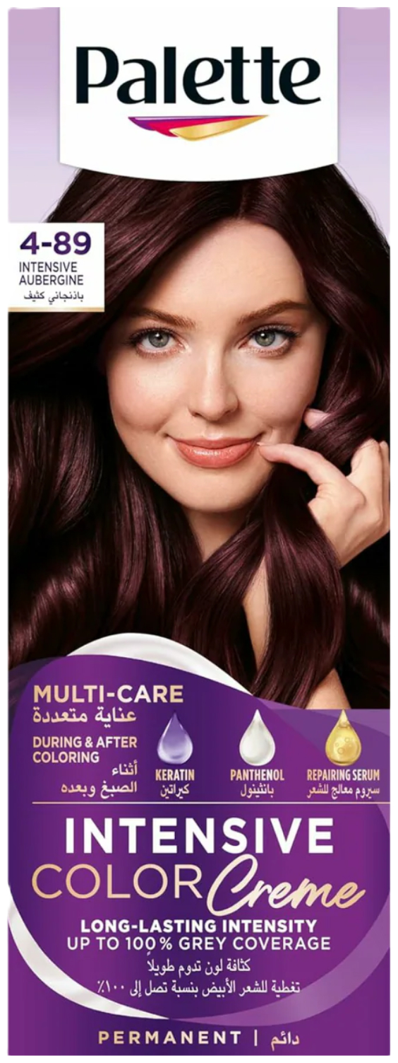 Schwarzkopf Palette Intensive Color Cream 4-89 Aubergine 1 Stuk