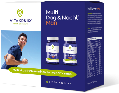Vitakruid Multi Dag & Nacht Man 60 tabletten