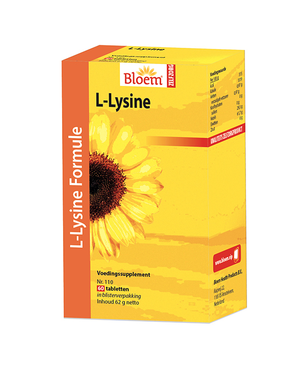 L-Lysine extra lipblaasjes 60tab