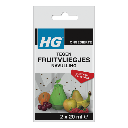 Tegen Fruitvliegjes Navulling 2x20 ML
