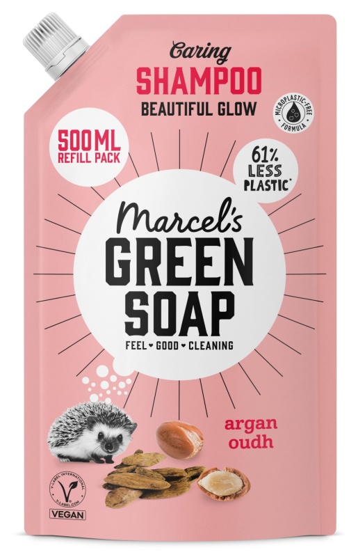 Marcel's Green Soap Marcels Green Soap Shampoo argan & oudh navulling 500ml