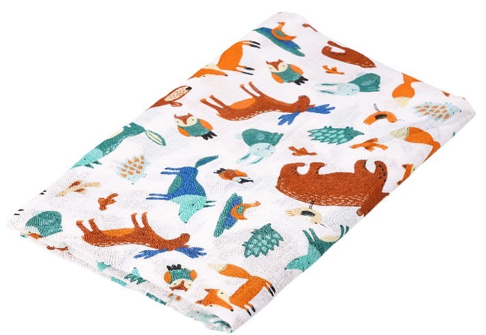 Hydrofiele Doek - Bosdieren 1st