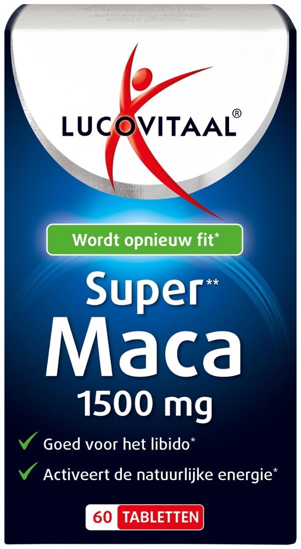 Lucovitaal Maca Super 1500 mg 60 tabletten