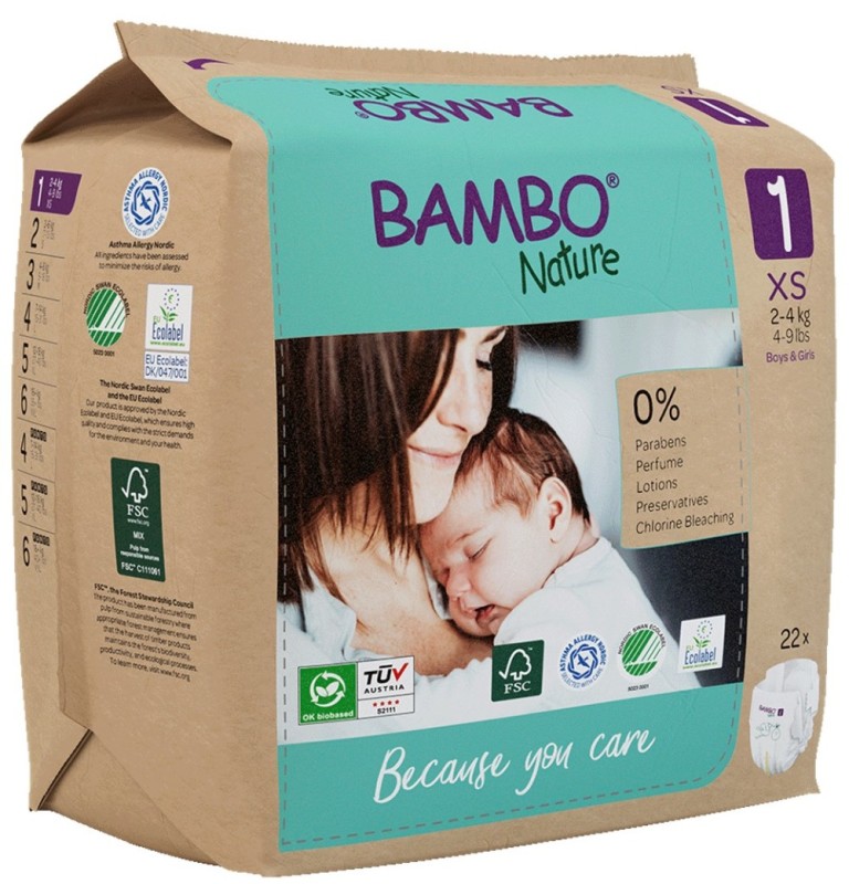 Maat 1 Luiers XS 22 stuks