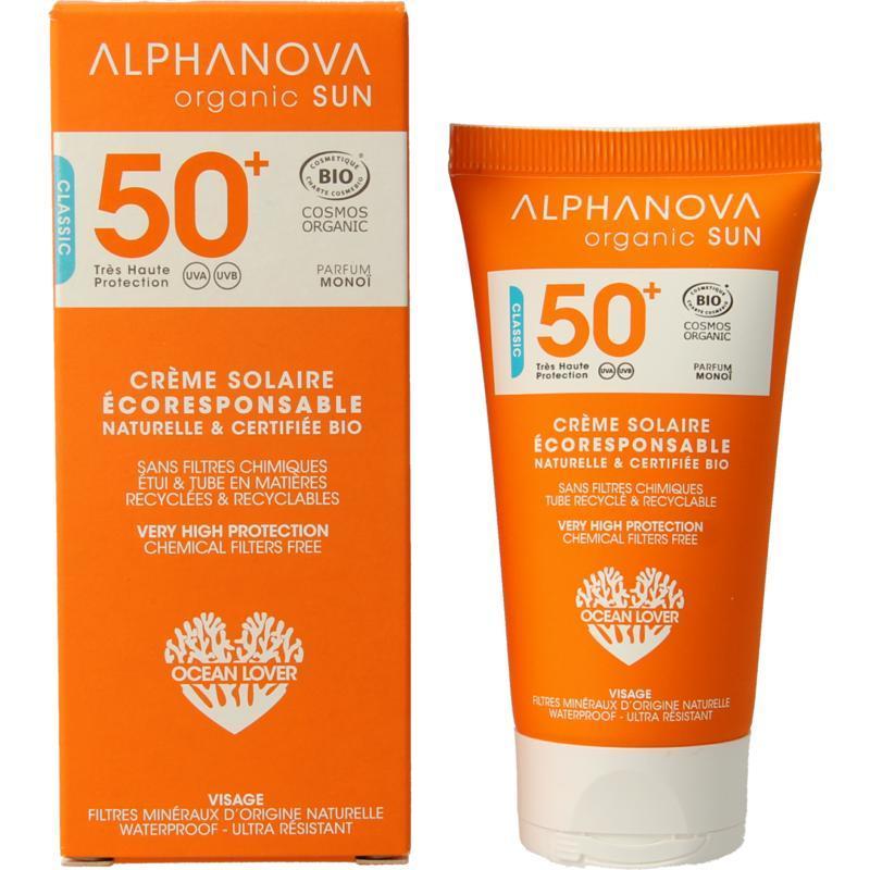 Sunscreen Face SPF50+ Bio 50 Gram