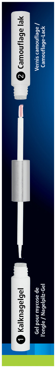 Lucovitaal Kalknagel Pen Duo Behandel & Camoufleer 2x4 ml