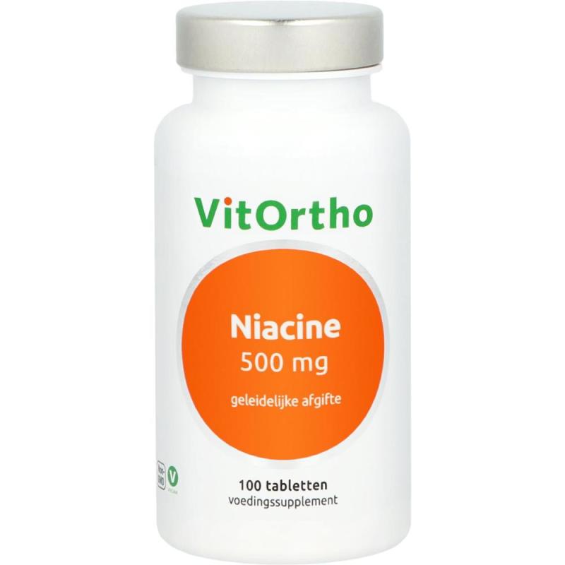 VitOrtho Niacine 500 mg 100 tabletten