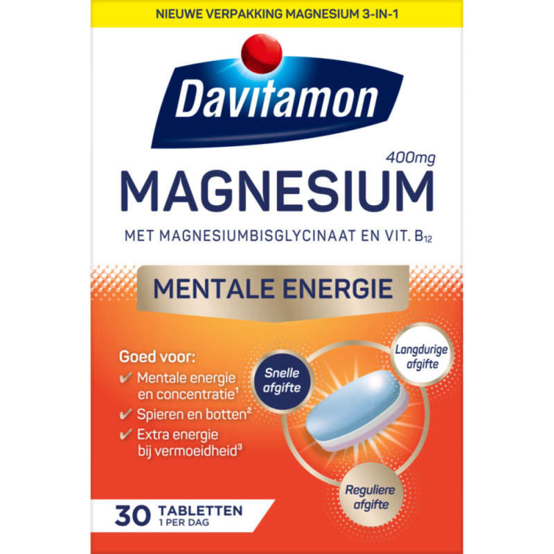 Magnesium 3-in-1 30 tabletten