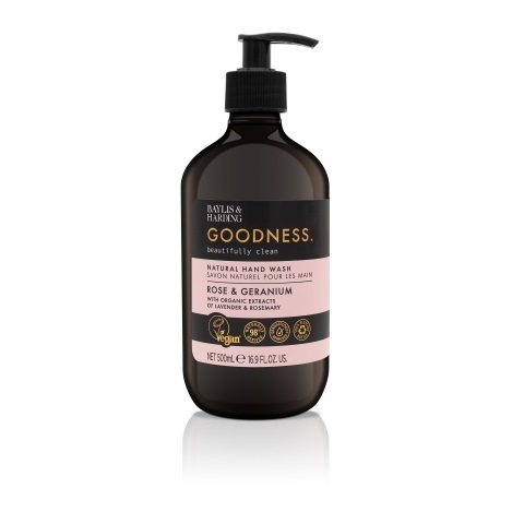 Hand wash goodness rose & geranium 500ML