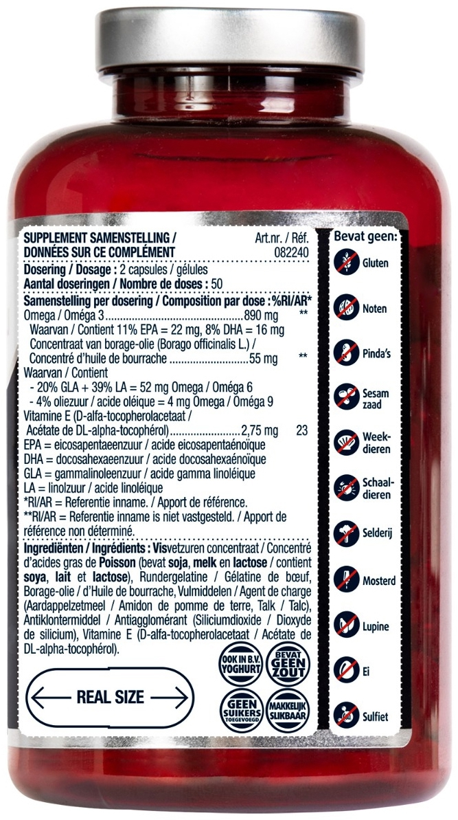 Lucovitaal Omega 3-6-9 Vetzuren 100 Capsules