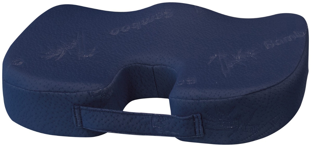 Lucovitaal Bamboe Steun Zitkussen Blauw 1 stuk