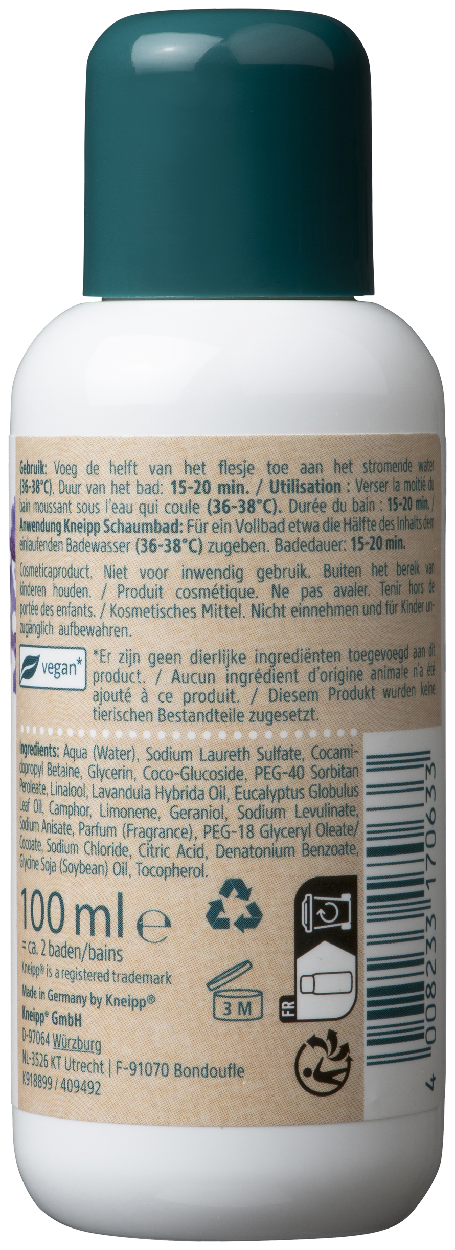 Kneipp Badschuim Relaxing Mini 100 ML