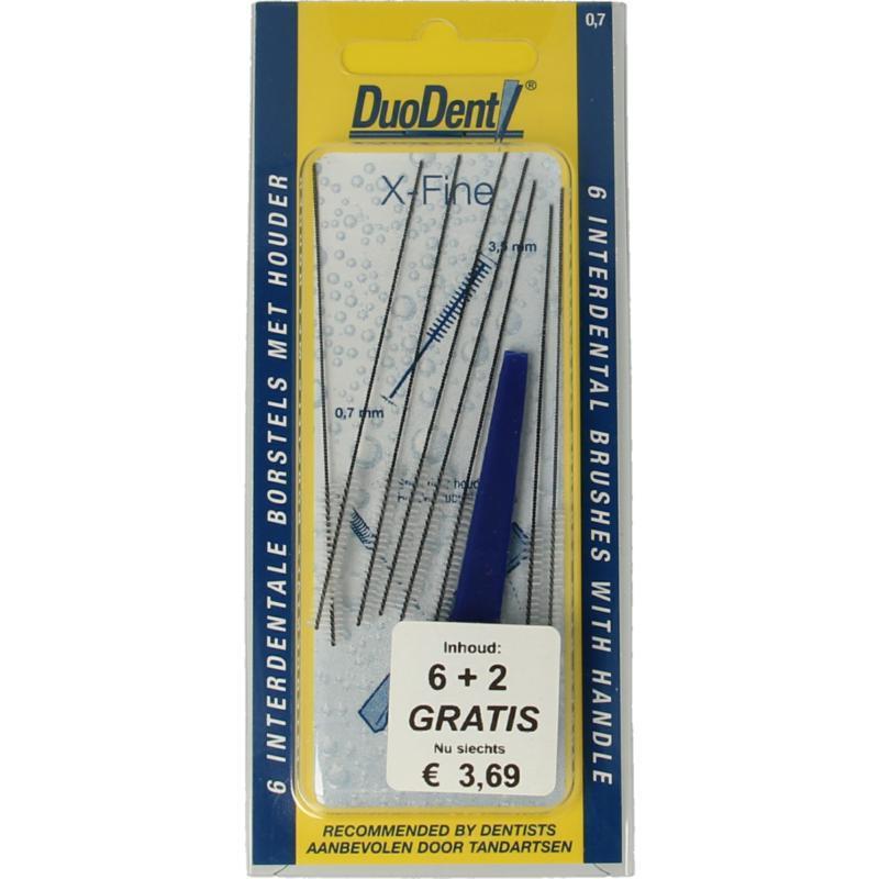 Duodent Interdentale Borstels X-Fine 8 Stuks