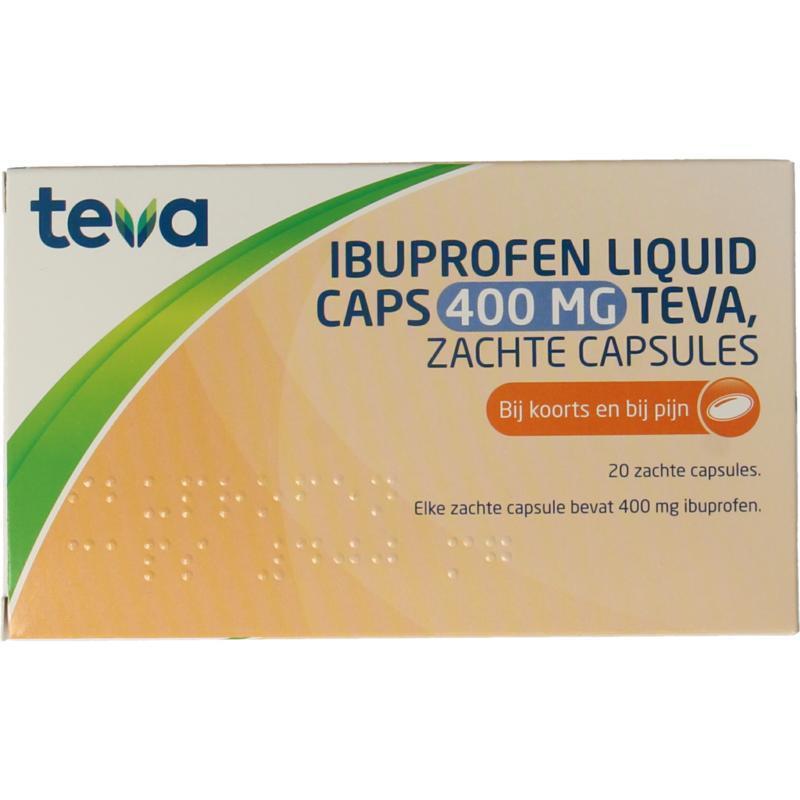 Ibuprofen 400mg liquid caps 20 Capsules