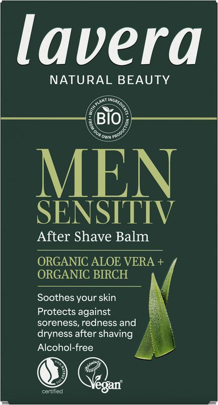 Men sensitiv aftershave balm bio 100ml
