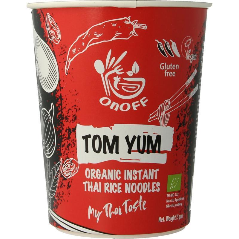 Instant noodlesoup tom yum bio 75g