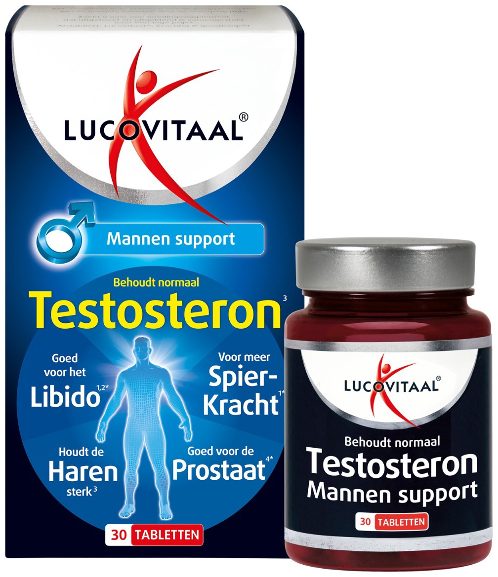 Lucovitaal Testosteron Mannen Support 30 Tabletten