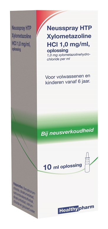 Neusspray Xylometazoline HCl 1,0 mg/ml 10ml