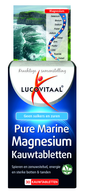 Pure Marine Magnesium 30 kauwtabletten