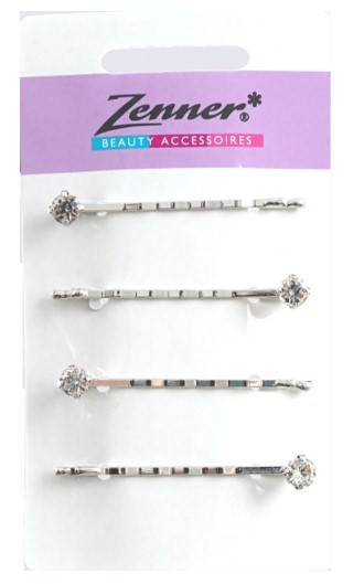 Haarschuifjes Strass 4 Stuks