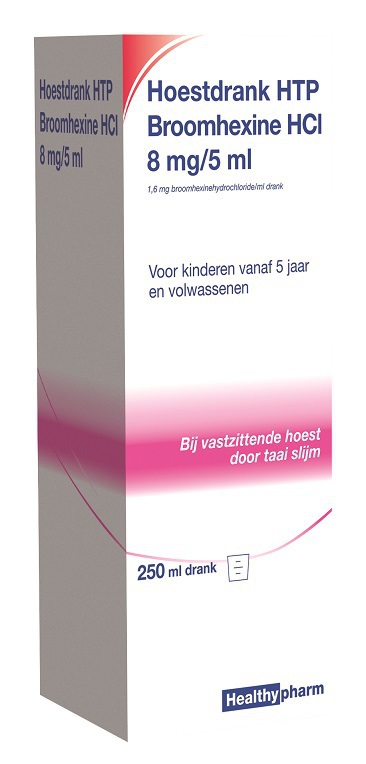 Broomhexine hoestdrank 8mg 250ml