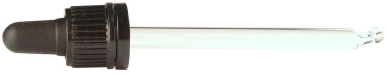 Pipet glas zwart 100ml 10st