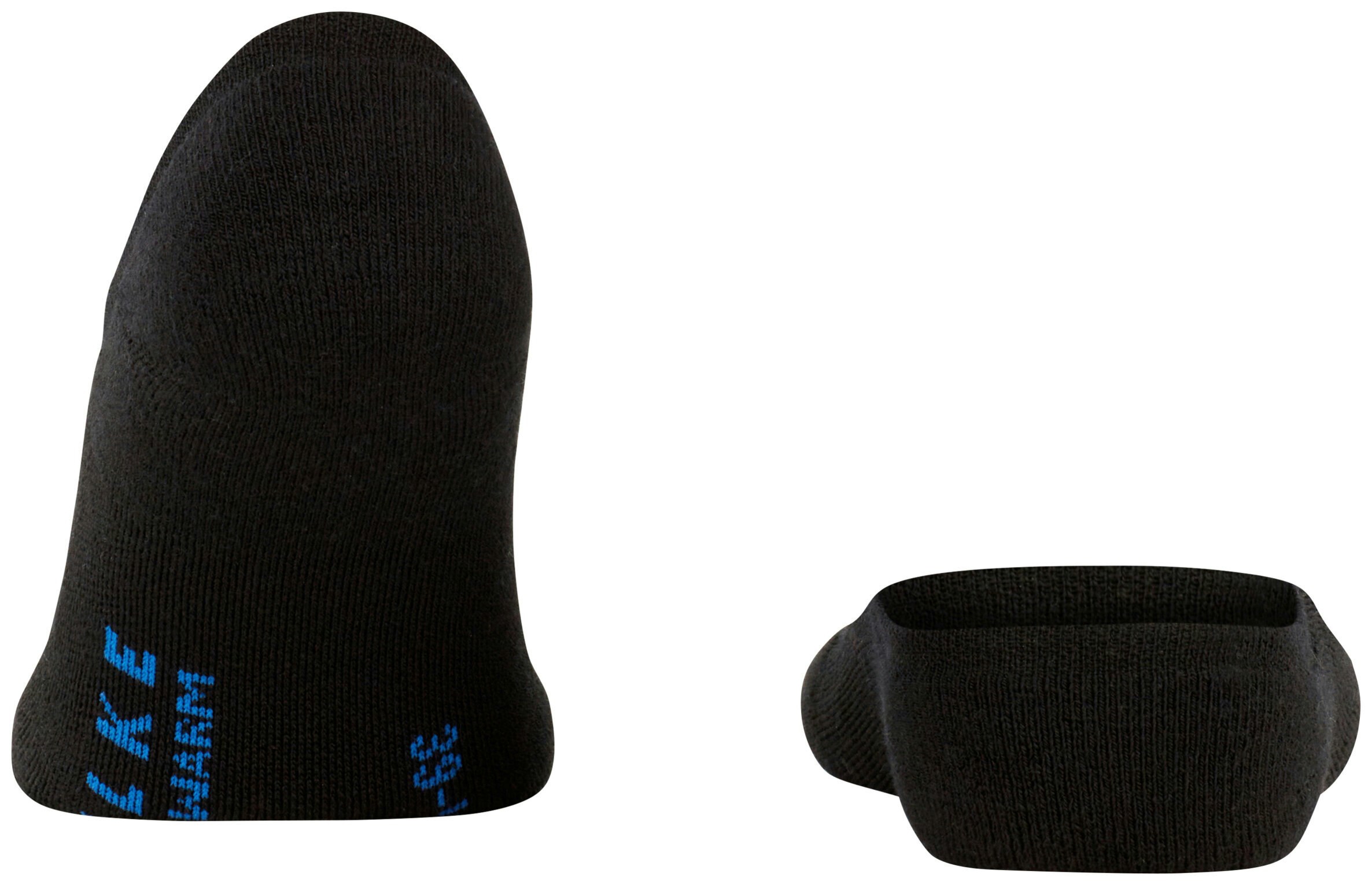 FALKE Unisex Keep Warm Footies Zwart