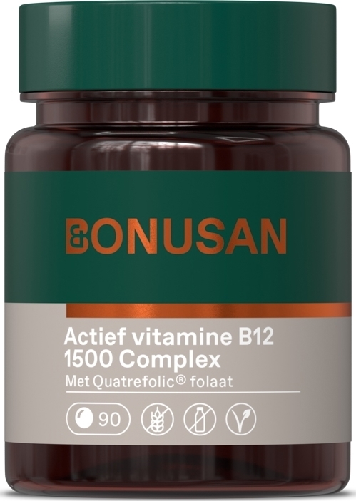 Bonusan Actief Vitamine B12 1500 Complex 90 Tabletten