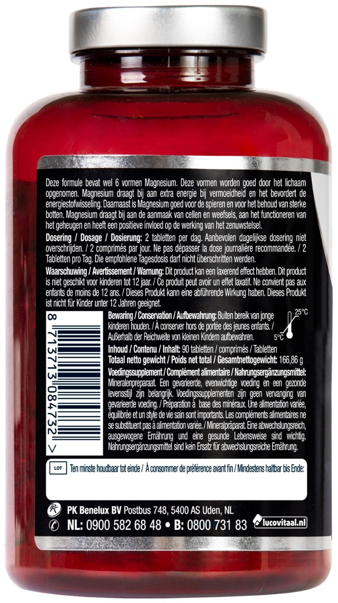 Lucovitaal Magnesium Super 6 Complex 90 tabletten
