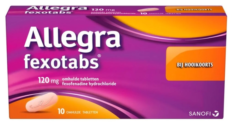 Fexotabs 120mg  hooikoortstabletten 10 stuks