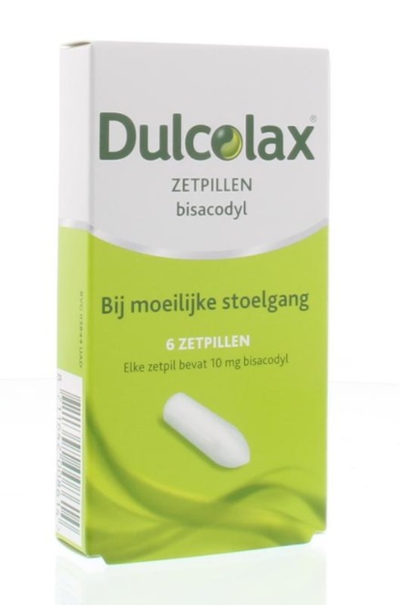 Bisacodyl 10mg Zetpil 6 stuks