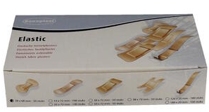 Elastische Textiel Vlinder Strips  50 stuks