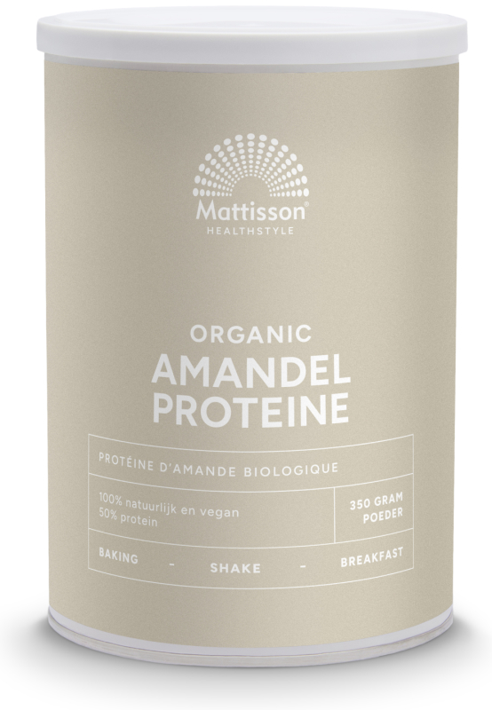 Mattisson Amandel Proteïne 50% Biologisch 350 Grsm