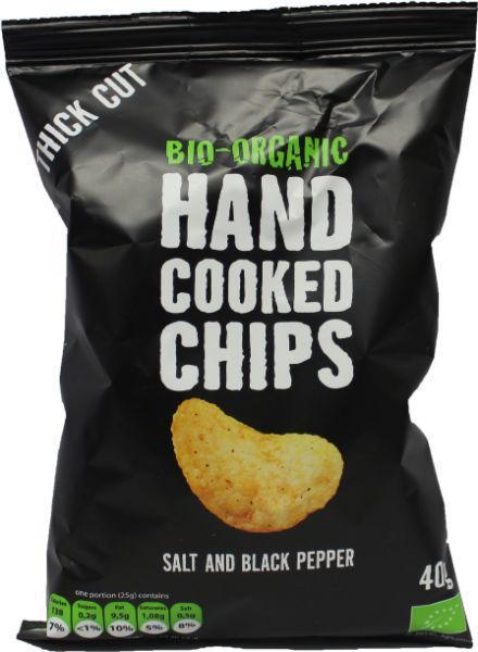 Chips handcooked zout en peper 40G