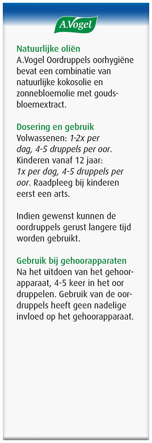 A.Vogel Oordruppels Oorhygiëne 20 ML