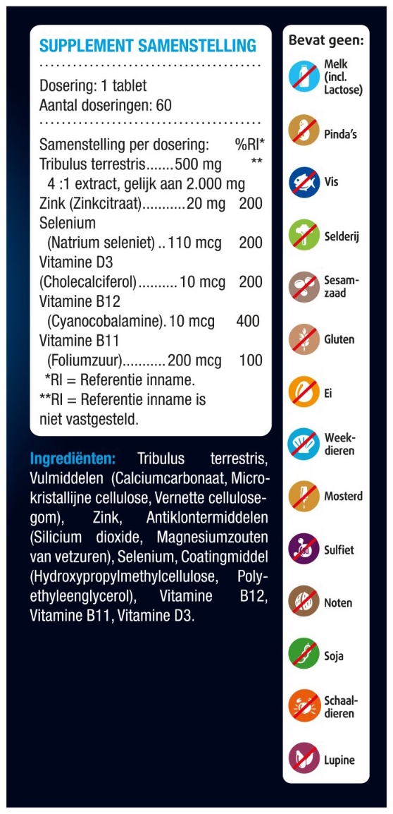 Lucovitaal Vruchtbaarheid Support Man 60 Tabletten