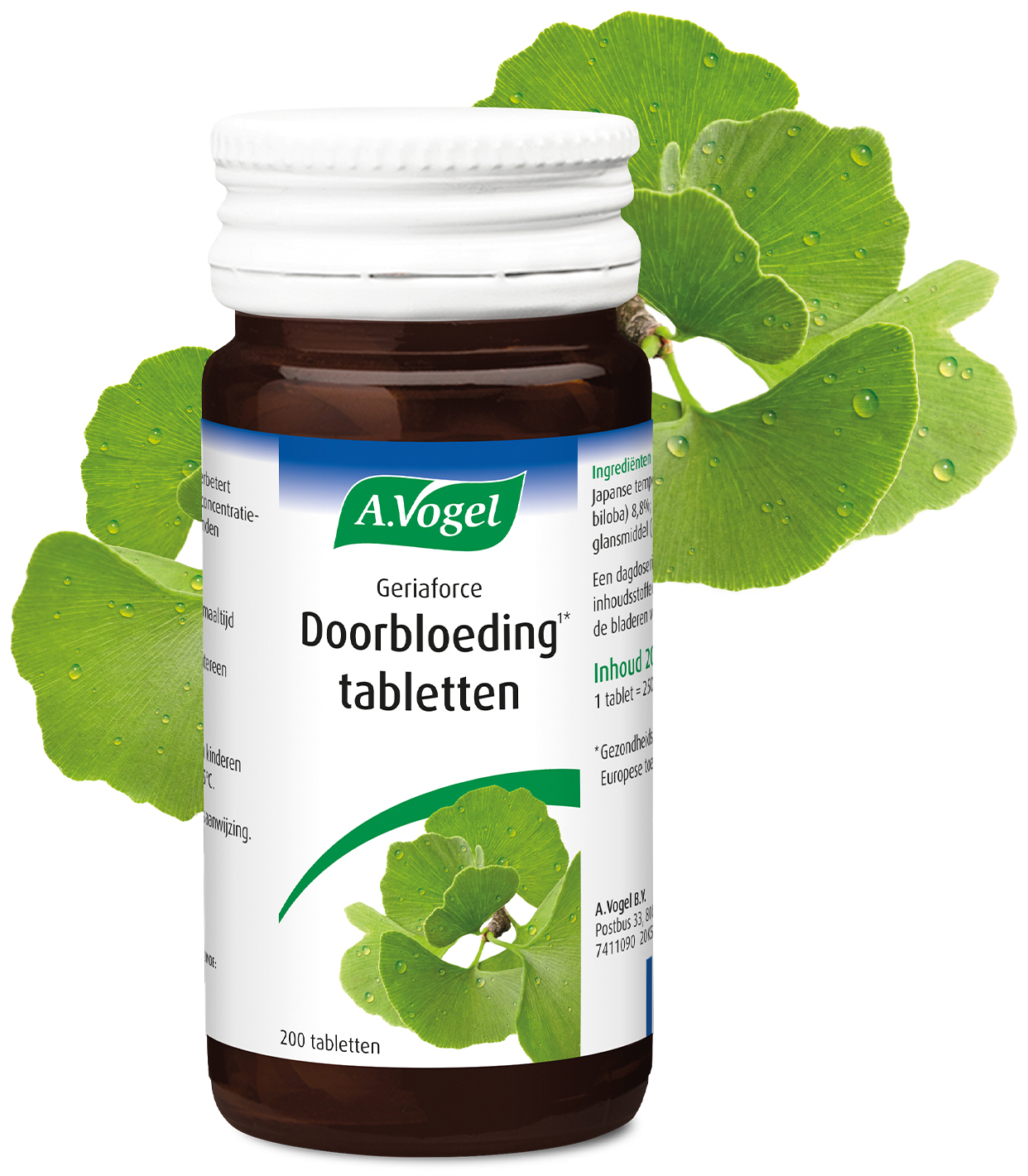 A.Vogel Geriaforce Doorbloeding tabletten 200 Stuks